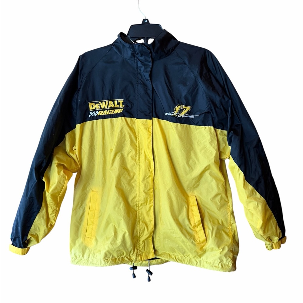 1990s Team Caliber DeWalt Racing Sponsor #17 Matt Kenseth Full Zip Windbreaker J